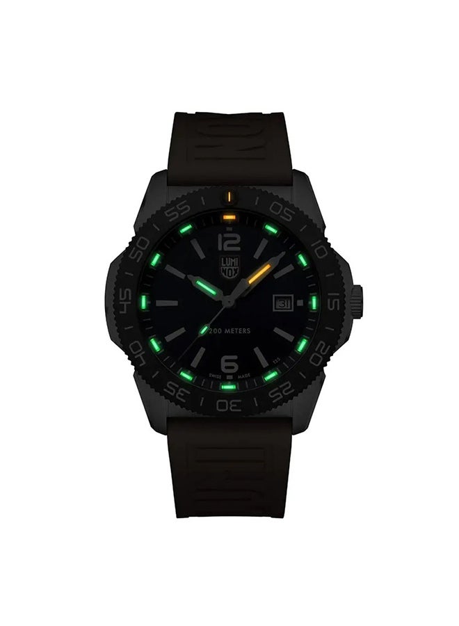 Luminox Unisex Analog Round Shape Rubber Wrist Watch XS.3123.RF - 44 Mm  - Image 2