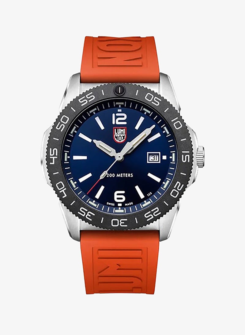 Luminox Unisex Analog Round Shape Rubber Wrist Watch XS.3123.RF - 44 Mm - Image 1