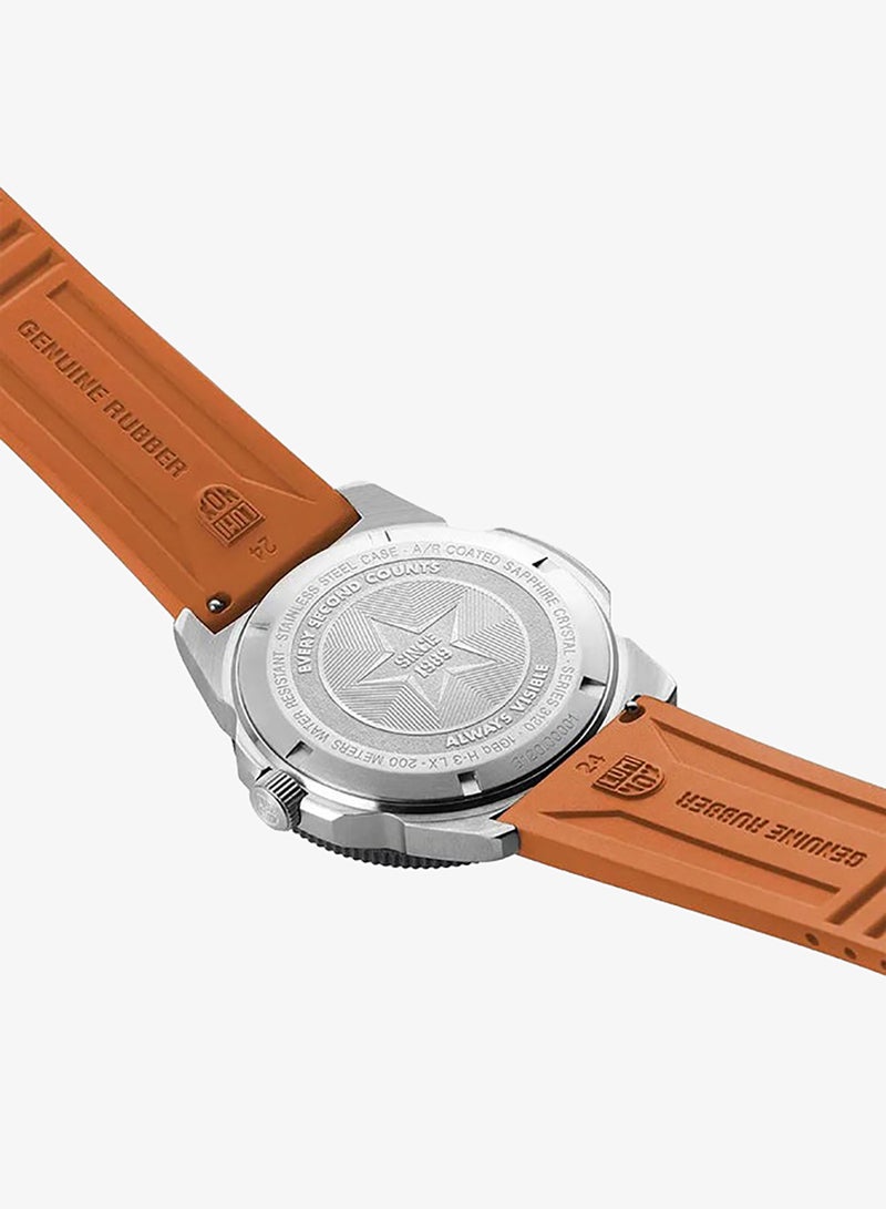 Luminox Unisex Analog Round Shape Rubber Wrist Watch XS.3123.RF - 44 Mm - Image 4