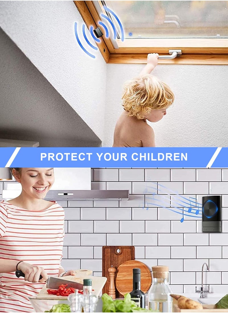 HomarKet - Wireless Doorbell,Waterproof Door Bell Chime Kit Alarm for Home at 1000 Feet Range Operating with 45 Melodies, 4 Levels Adjustable Volume, 1 Push Button & 1 Receiver, Battery Operated - Image 1