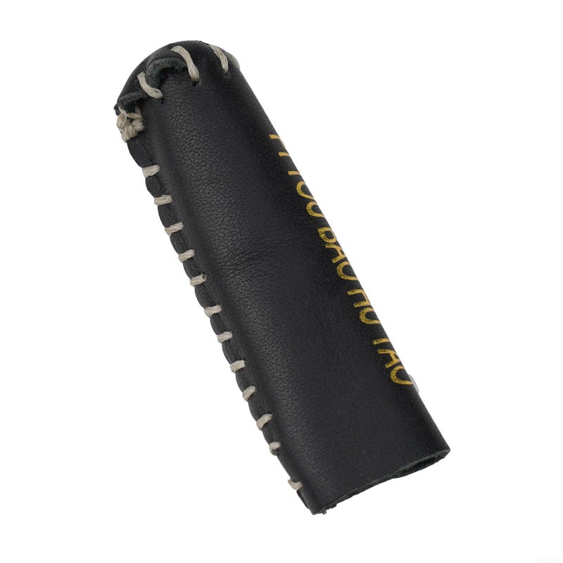 Leather Snooker Cue Tip Protector Cover For 8mm To 13mm Billiard Cues Black - Image 5