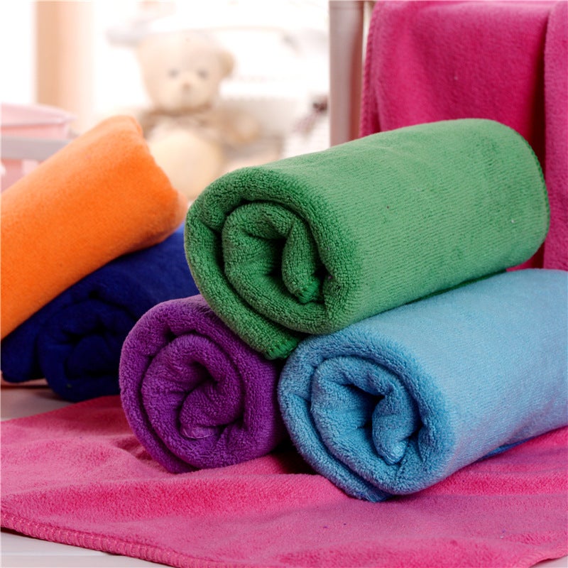 Barber shop beauty salon special Baotou dry hair towel hair salon hair sweat steaming pedicure thick absorbent towel wholesale - Image 4