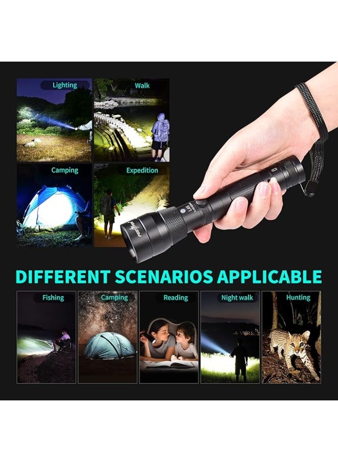 WUBEN L45 Flashlight 2000 Lumen Pocket flashlight Super Bright LED Rechargeable torch 4 Modes Zoomable Flashlight for Outdoors, Camping, Hiking - Image 2