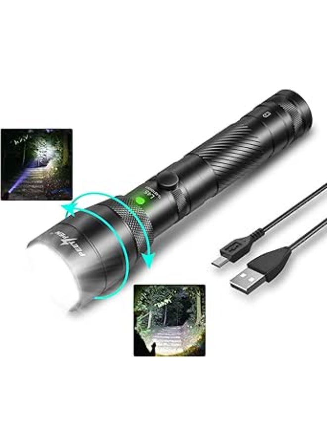 WUBEN L45 Flashlight 2000 Lumen Pocket flashlight Super Bright LED Rechargeable torch 4 Modes Zoomable Flashlight for Outdoors, Camping, Hiking - Image 1