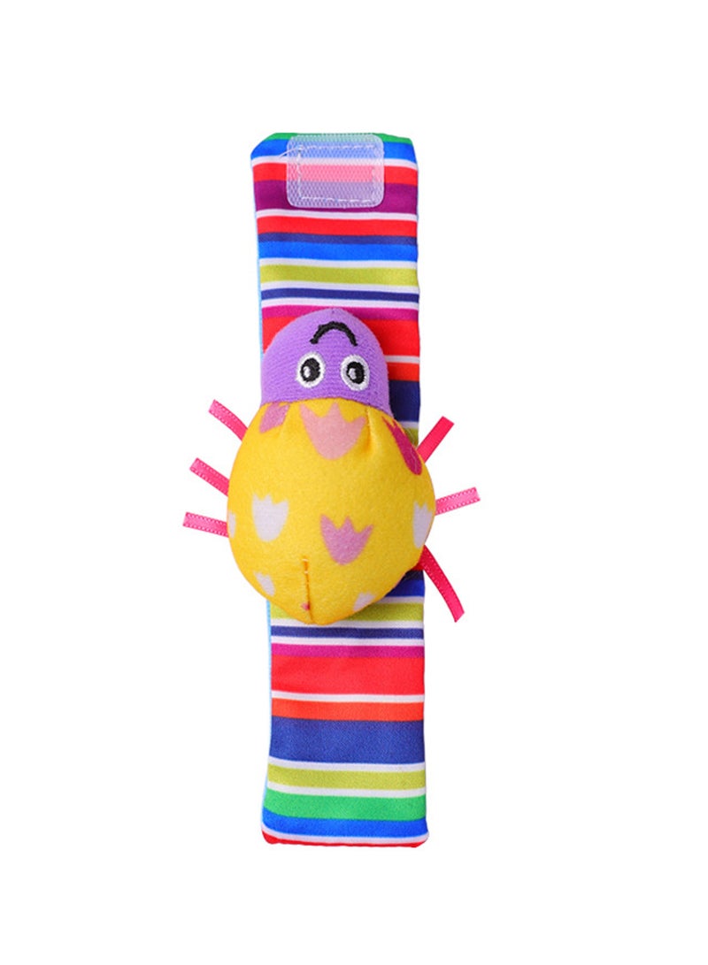Baby Socks Wristband Set Plush Hand Rattle Baby Toys  - Image 2