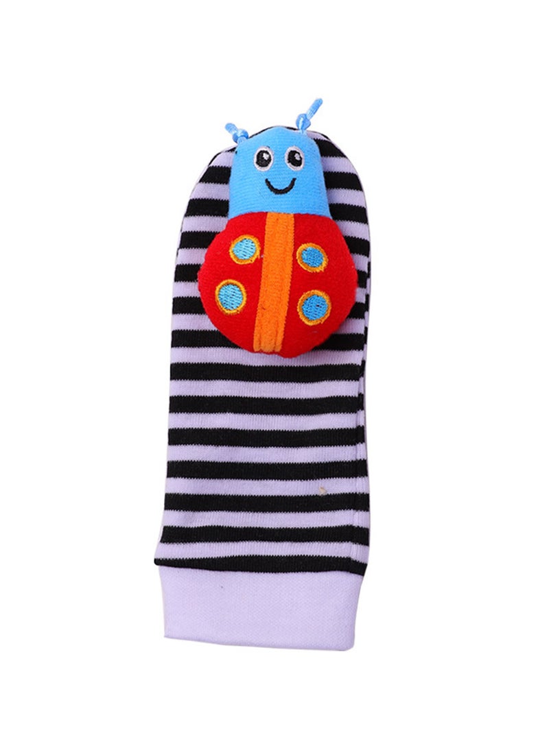 Baby Socks Wristband Set Plush Hand Rattle Baby Toys  - Image 4