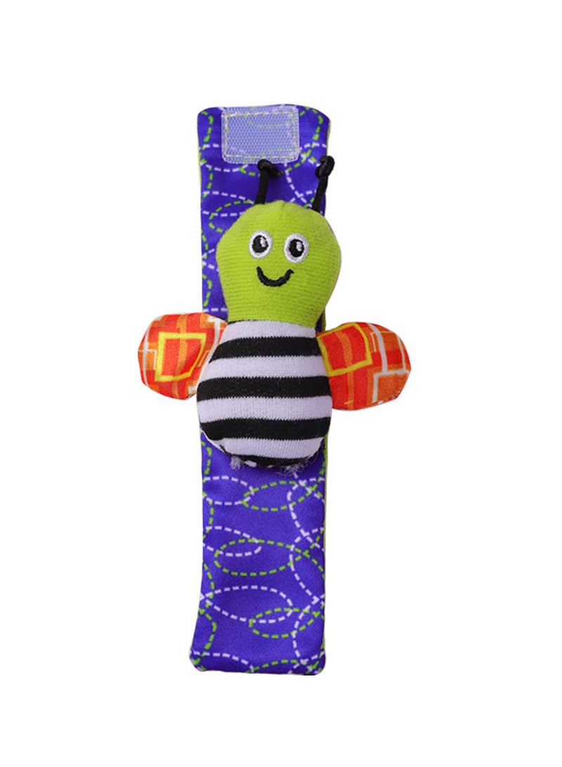 Baby Socks Wristband Set Plush Hand Rattle Baby Toys  - Image 3