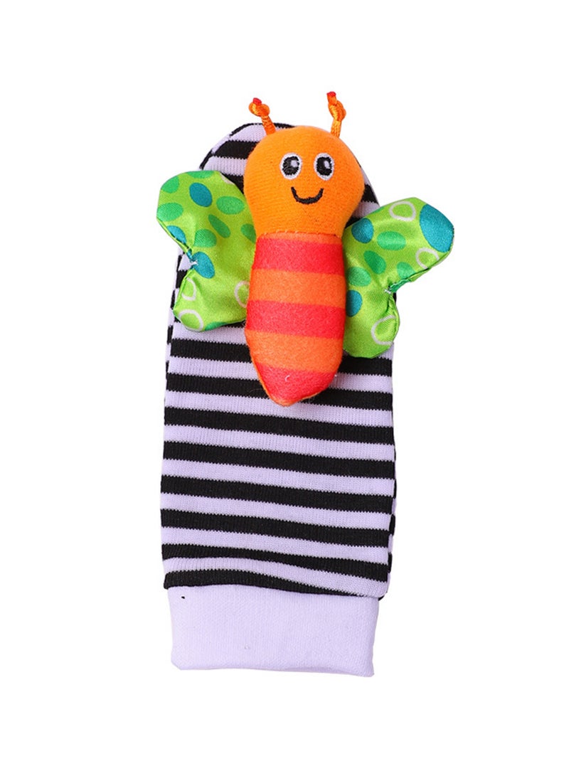 Baby Socks Wristband Set Plush Hand Rattle Baby Toys  - Image 5