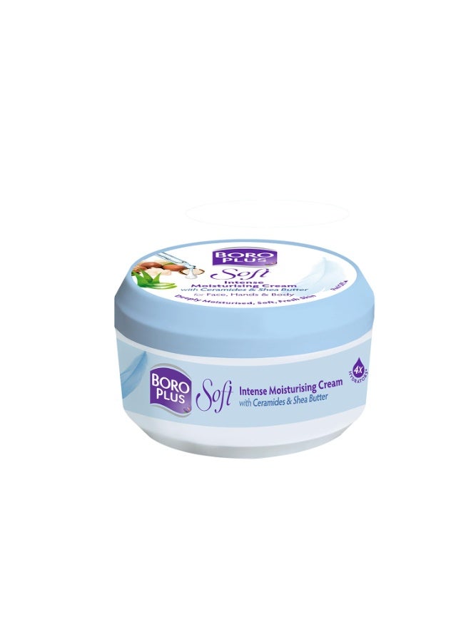 BoroPlus Soft Intense Moisturising Cream for Dry to Very Dry Skin, Deep & Long-Lasting Hydration, 200ml - Image 2