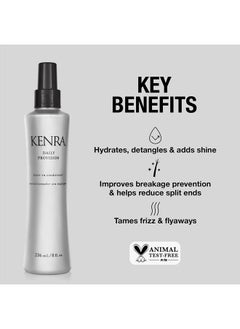 Kenra Professional Kenra Daily Provision Leave-In Conditioner | Hydrates, Detangles, & Adds Shine | Tames Frizz & Flyaways | Thermal Protection | Helps Risist Humidity | All Hair Types | 8 fl. Oz  - Image 2