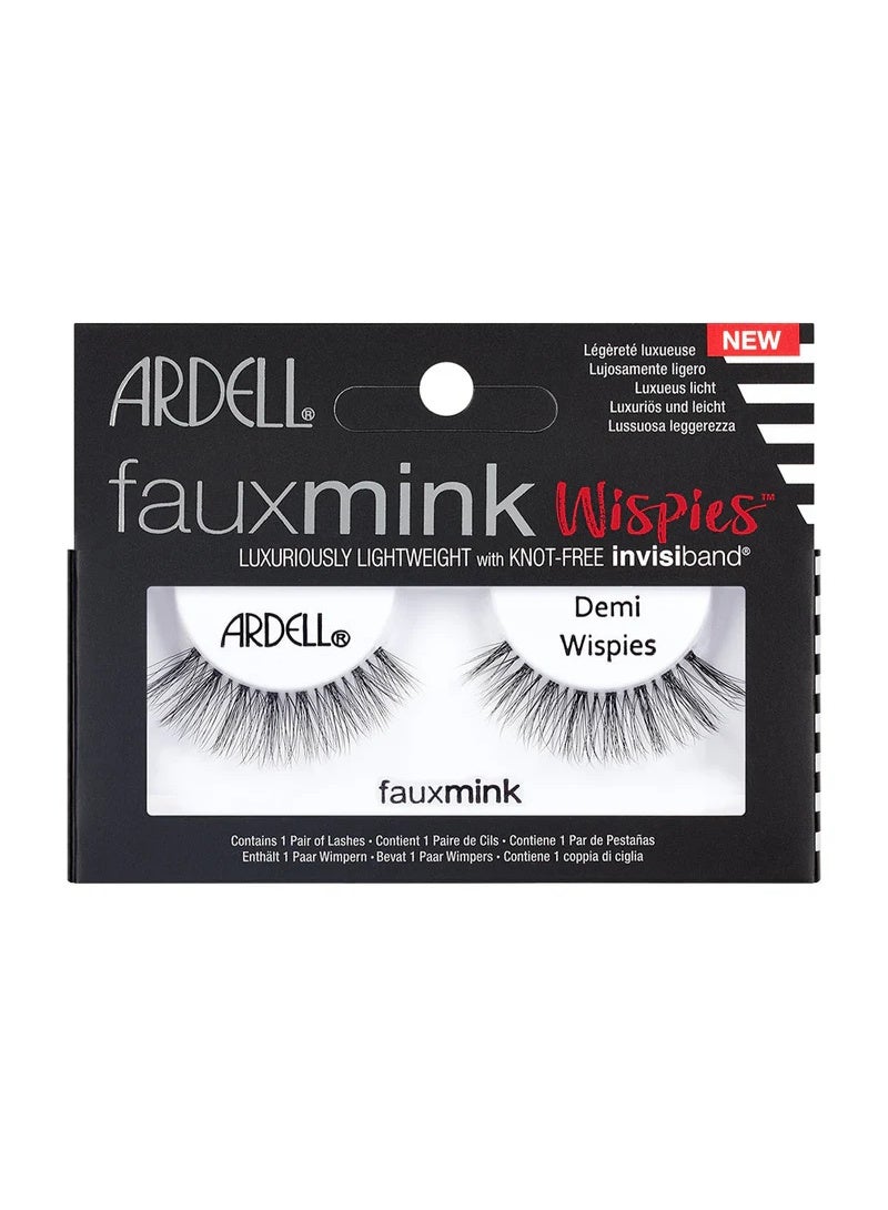 ARDELL Faux Mink Wispies – Demi Wispies Luxuriously Lightweight, Natural Volume & Knot-Free Invisiband - Image 1