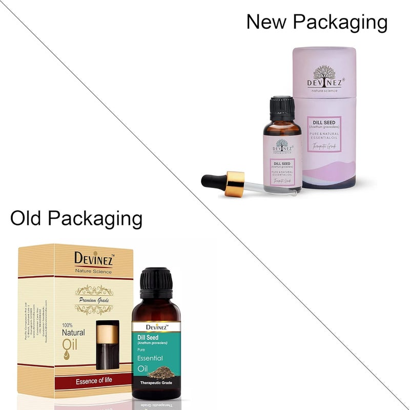 Devinez Dill Seed Essential Oil 100 Pure Natural Undiluted 30ml in Glass Bottle Healing of wounds muscle pain Skin Care Reduce Tension AntiInflammatory Improves Digestive Health - Image 2