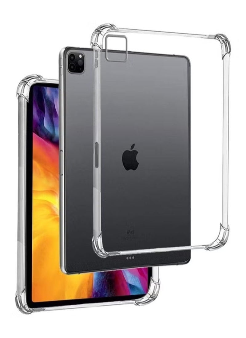 ELTRAZONE حافظة شفافة لجهاز iPad Pro مقاس 12.9 بوصة 2022/2021/2020/2018 (الجيل 6/5/4/3) – حافظة واقية مع زوايا معززة، غطاء خلفي شفاف لجهاز iPad Pro مقاس 12.9 بوصة (2018/2020/2021/2022) – مضادة للصدمات، فائقة المتانة، تصميم نحيف - Image 1