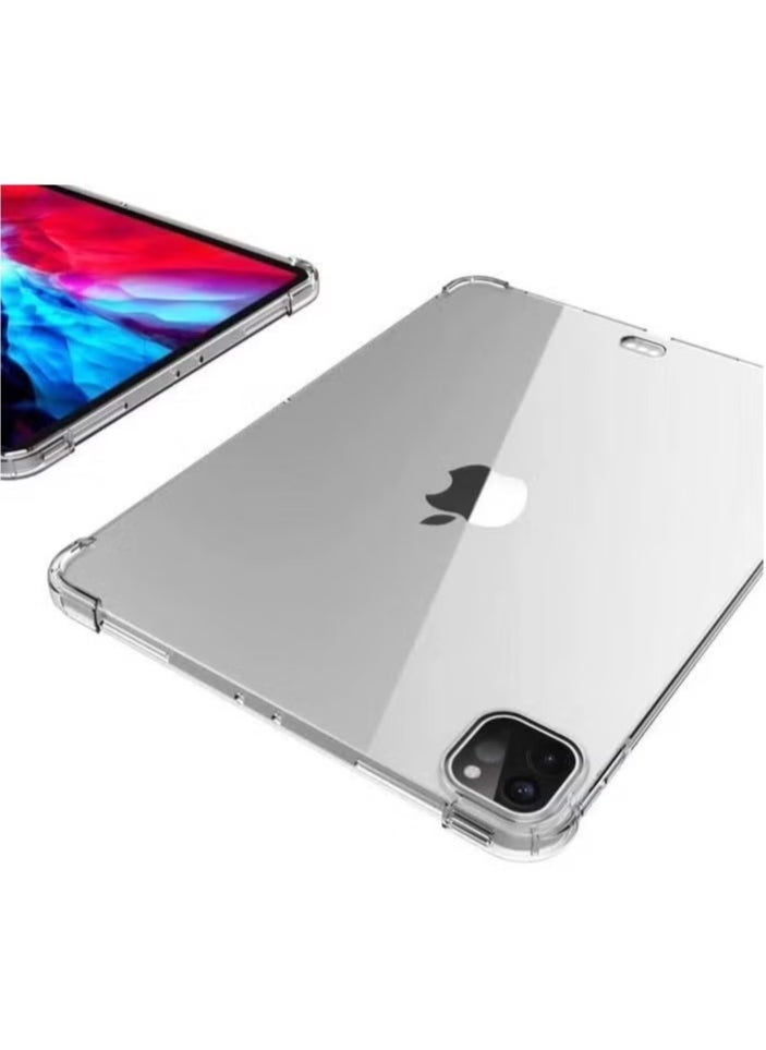 ELTRAZONE حافظة شفافة لجهاز iPad Pro مقاس 12.9 بوصة 2022/2021/2020/2018 (الجيل 6/5/4/3) – حافظة واقية مع زوايا معززة، غطاء خلفي شفاف لجهاز iPad Pro مقاس 12.9 بوصة (2018/2020/2021/2022) – مضادة للصدمات، فائقة المتانة، تصميم نحيف - Image 2