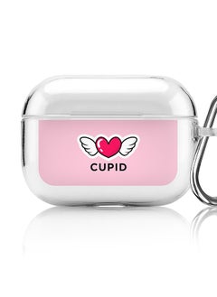 Classic Clear printed Case for Apple AirPods Pro 2nd Generation Thin Transparent Cover [Designed for Apple AirPods Pro 2nd Generation] - Cupid