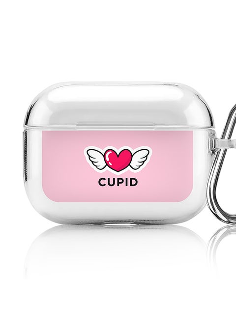 Classic Clear printed Case for Apple AirPods Pro 2nd Generation Thin Transparent Cover [Designed for Apple AirPods Pro 2nd Generation] - Cupid