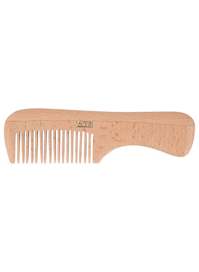 Roots Wooden Fine Teeth Comb Hair Combs (1107) - Image 2