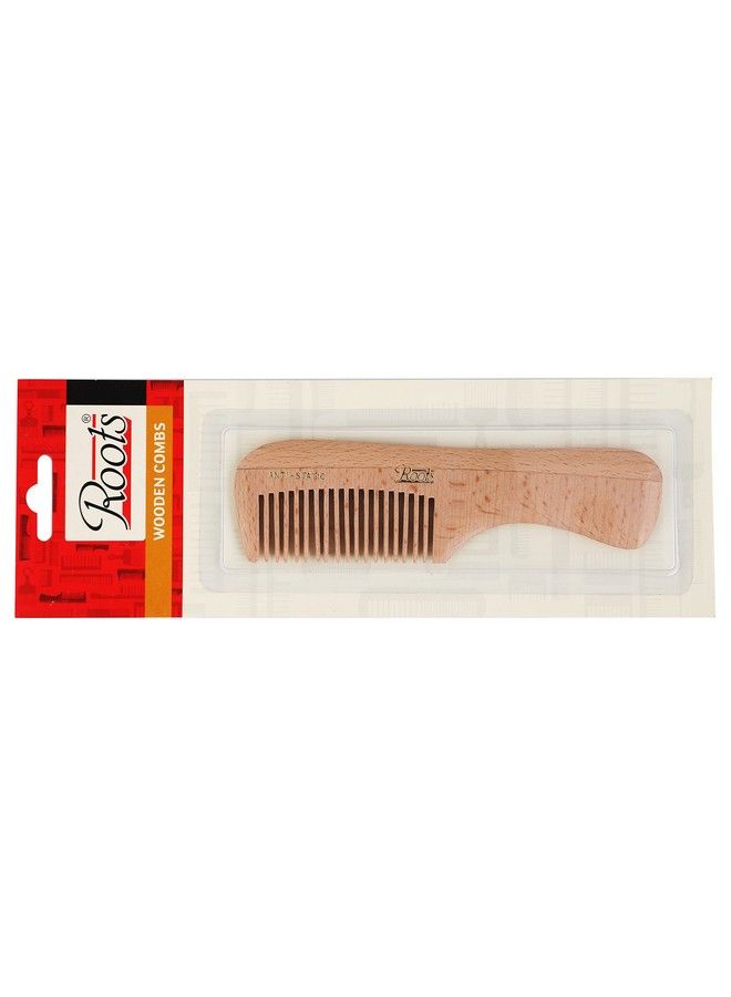Roots Wooden Fine Teeth Comb Hair Combs (1107) - Image 4