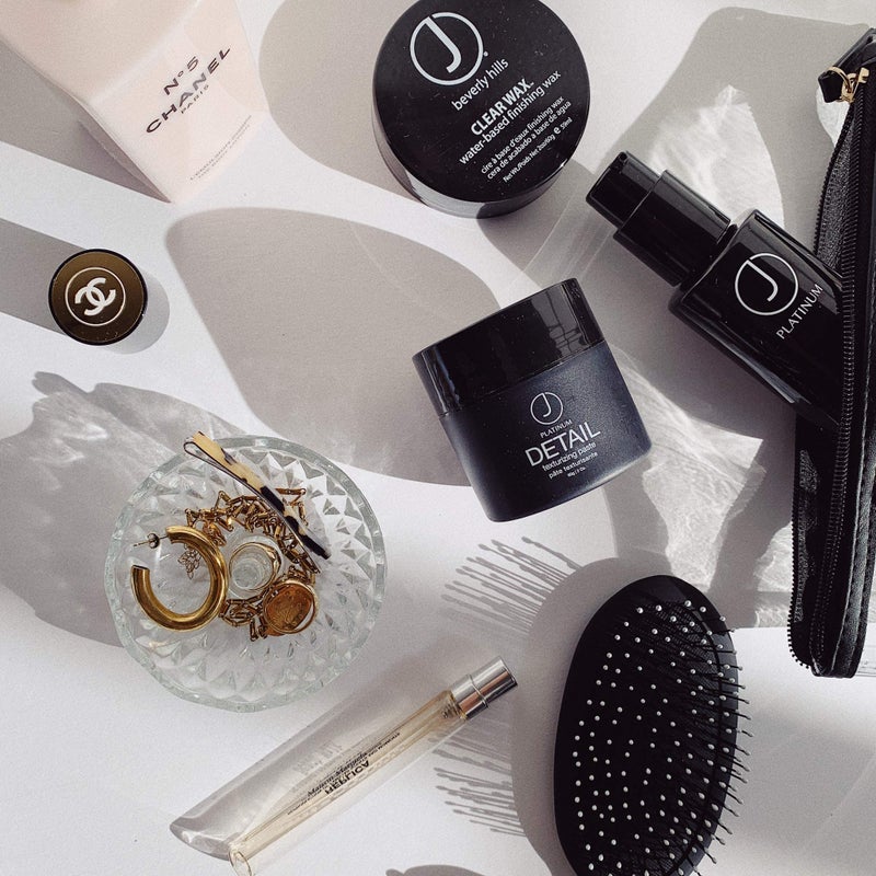 J Beverly Hills Platinum Detail Texturizing Paste with Beeswax for Semi Gloss Finish, 2 Oz - Image 2