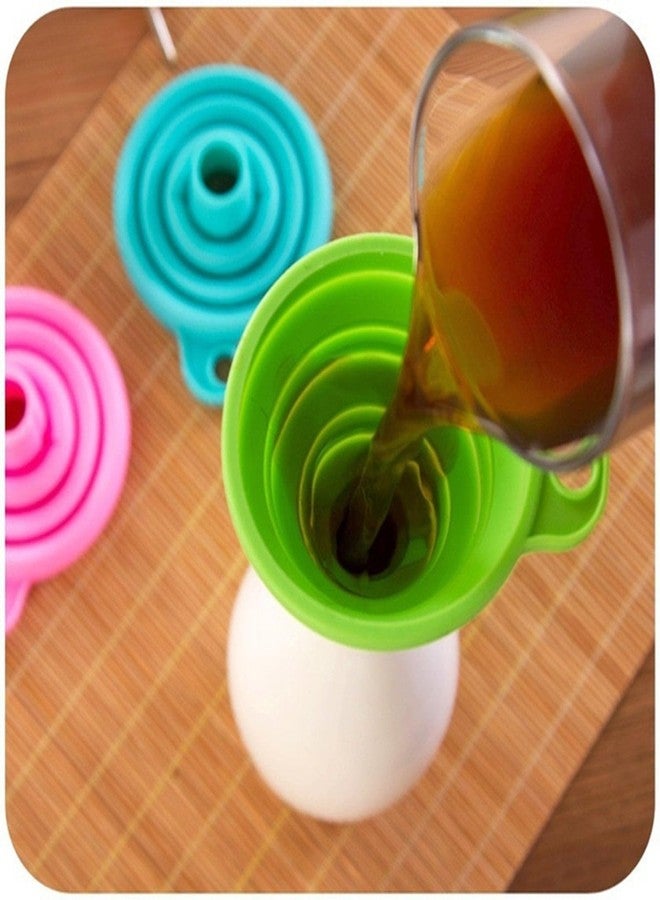 zingware Silicone Funnel for Kitchen Use Oil Pouring Sauce Water Juice - Image 4