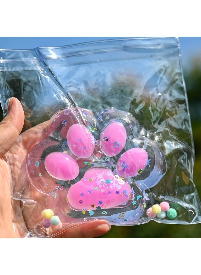 xozgdovg Ultra Soft Cat Paw Stress Relief Toy 
