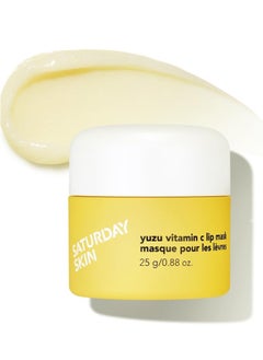 Saturday Skin Yuzu Vitamin C Lip Mask moisturizing overnight softer and smoother pout lip hydrating Infused with vitamin B5 non sticky Made in Korea