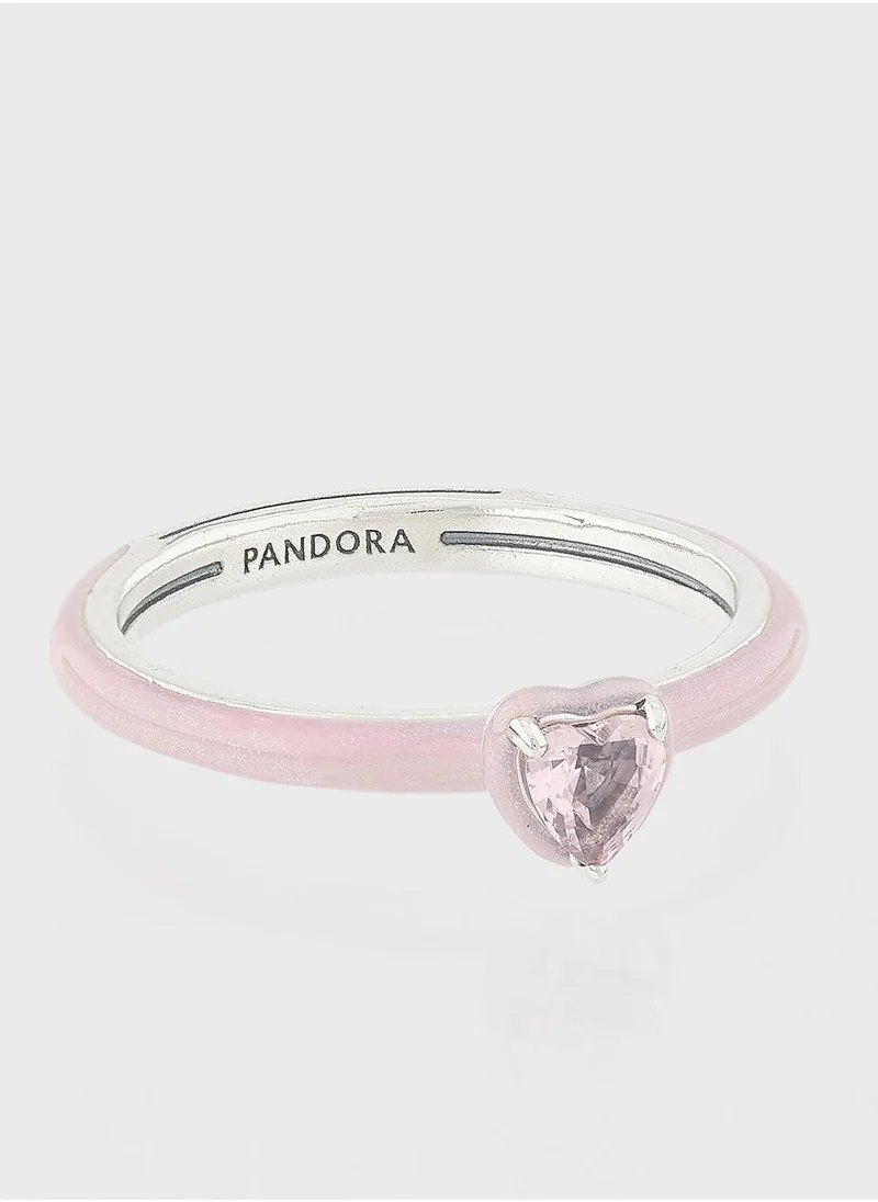 Heart Sterling Ring