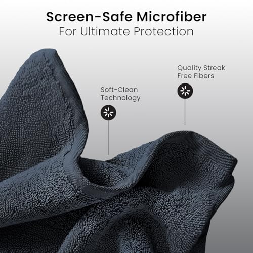 EVEO Electronic Wipes Streak-Free for Screen Cleaner & Smart Watch [4 Pack x 40] TV Screen, Smart TV, Computer Screen, Laptop, Phone, Tablet, and Electronics devices - Microfiber Cloth Included [160 Wipes] - Image 5