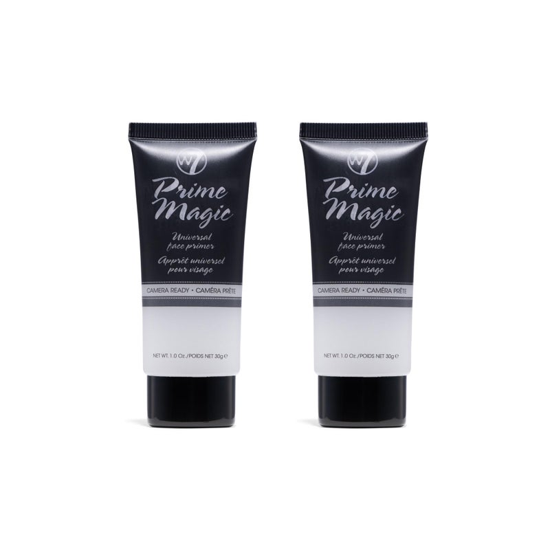 W7 Prime Magic Face Primer - Clear Makeup Base Priming Formula For Flawless Skin - Vegan Makeup - 2 Pack - Image 1