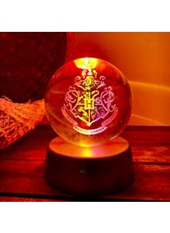 Keyfim Shop Harry Potter 3D Colorful Lighted Glass Globe  - Image 3