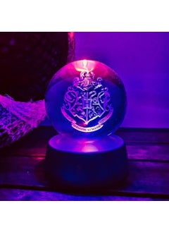 Keyfim Shop Harry Potter 3D Colorful Lighted Glass Globe  - Image 2