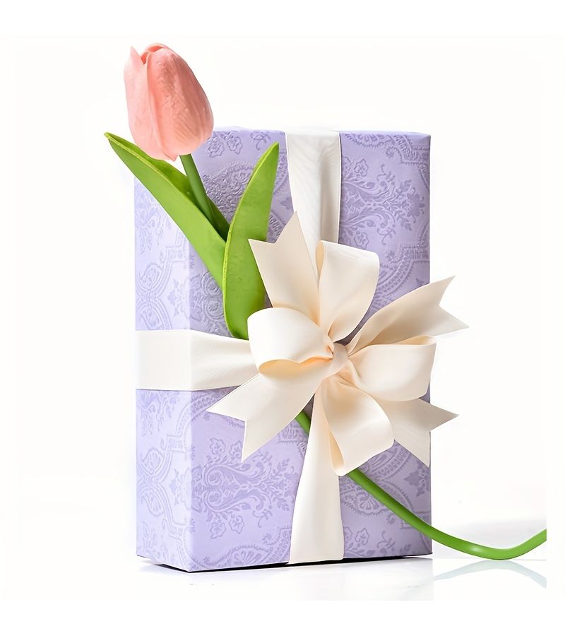 Lavender Matte Satin Ribbon Roll 393.7 Inch for Gift Wrapping and Floral Bows - Image 4