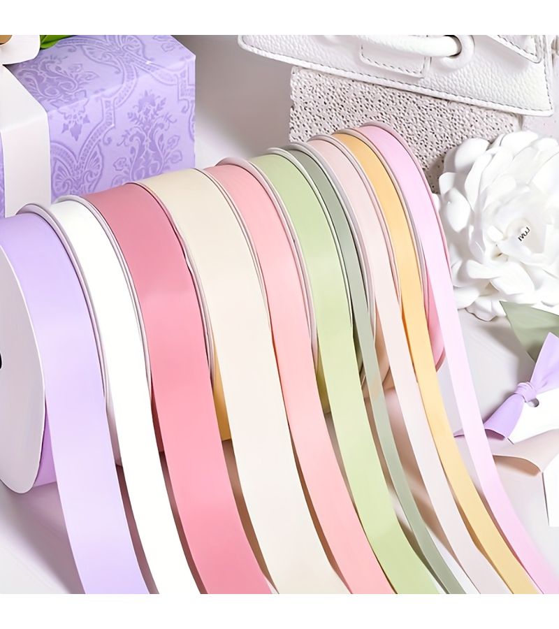Lavender Matte Satin Ribbon Roll 393.7 Inch for Gift Wrapping and Floral Bows - Image 1