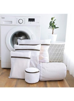 JCB CHIC Mfun 6pcs/set Heavy Duty Mesh Laundry Bags, Laundry bag for Blouse Hosiery Stocking Underwear Bra and Lingerie, Travel Laundry Bag with Premium Zipper  - Image 1