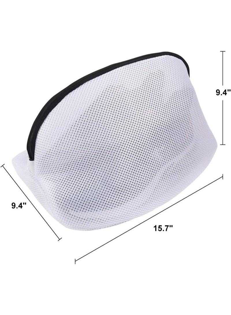 Shoe Washi Bag, Set of 2 Mesh Shoe Laundry Bags with Zip Closure for Sneakers, Running Shoes, Socks, Bras - Image 2