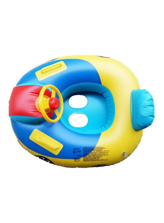 NIBEMINENT Baby Swimming Pool Boat 72 x 65cm - Image 1