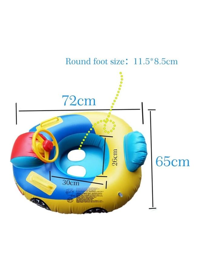 NIBEMINENT Baby Swimming Pool Boat 72 x 65cm - Image 2