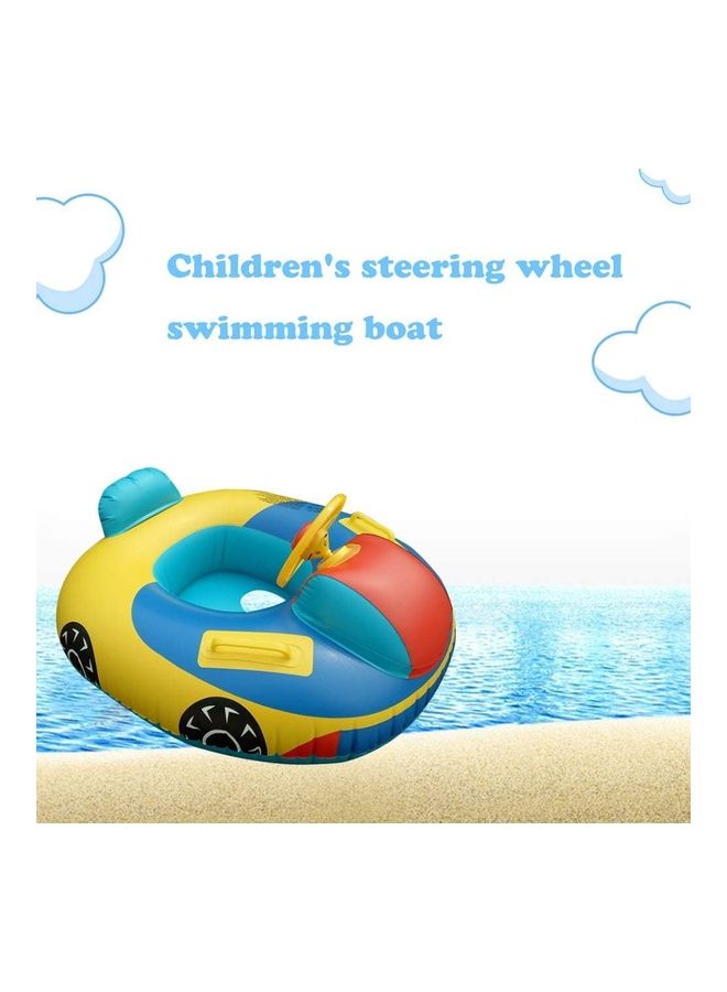 NIBEMINENT Baby Swimming Pool Boat 72 x 65cm - Image 4
