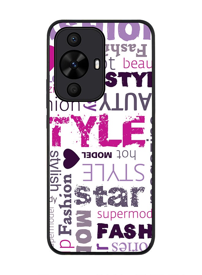 Stylizedd Rugged Black edge case for Huawei nova 12s / Huawei nova 11/ Huawei nova 12 Lite 4G, Slim fit Flexible Anti Drop Thin Cover - Fashion Statement - Image 1