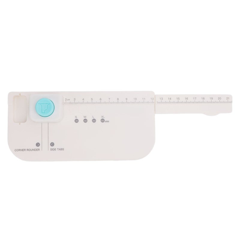 Kw-trio Tab Punch Board 30mm 40mm 50mm 60mm Index Tag - Versatile Multi-Width Label Maker ABS Material for Desktop Organization - Image 2
