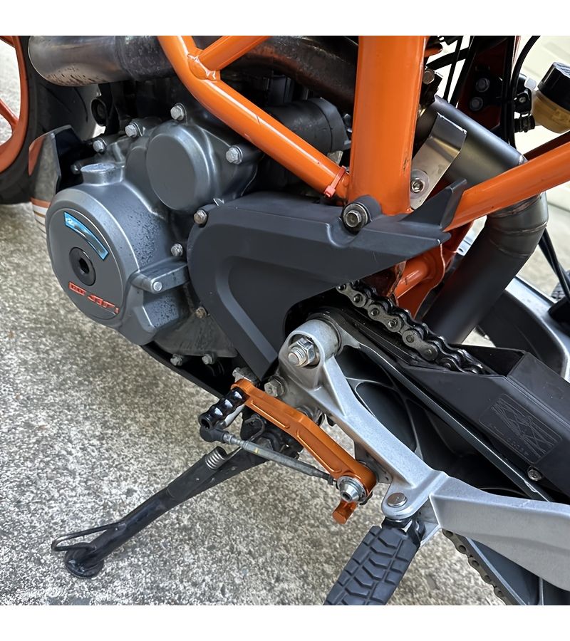 Set of 2 Motorcycle Brake Pedal and Gear Shift Lever Orange for KTM RC125 RC200 RC390 2014 2015 2016 390 Duke 2013 2014 2015 2016 200 Duke 2012 2013 2014 2015 2016 125 Duke 2011 2012 2013 2014 2015 - Image 5