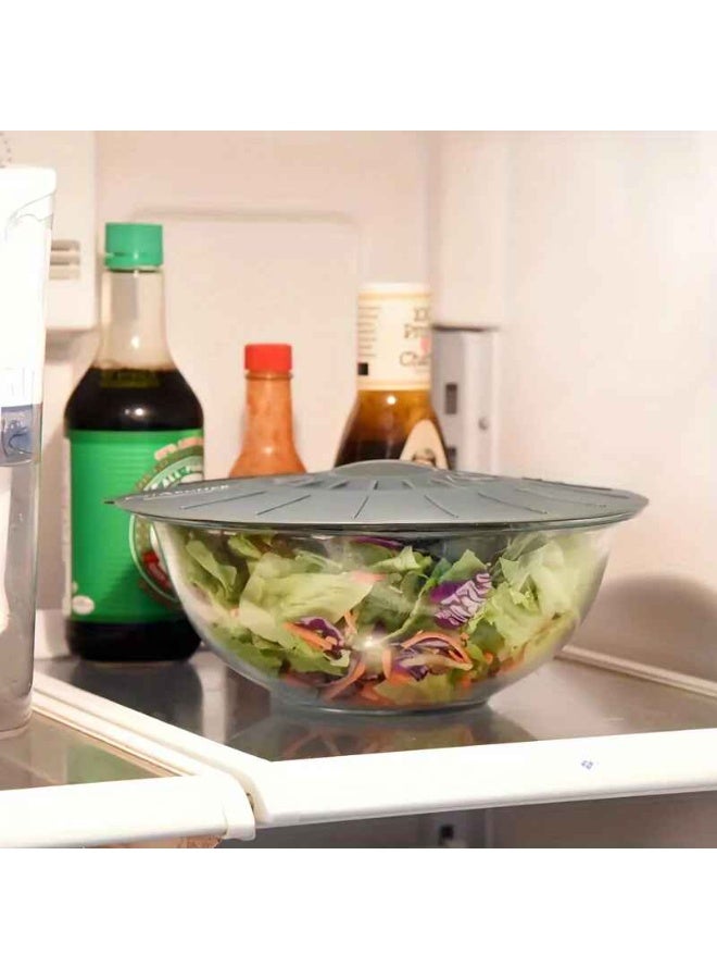 5pcs Heat Resistant Microwave Covers – Reusable Silicone Suction Lids in 5 Sizes for Bowls, Pots, Pans & Cups, Microwave/Oven/Stovetop/Freezer Safe, Dishwasher Friendly - Image 4