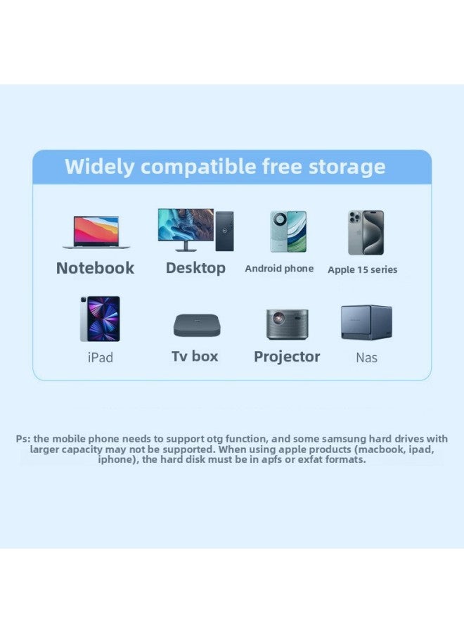 M.2 Hard Disk Box M.2 NGFF NVMe Solid State Mobile Hard Disk Box Enclosure RTL9210B Dual Protocol Hard Disk Box-Color:Sata/ngff Protocol Black Wireless - Image 4