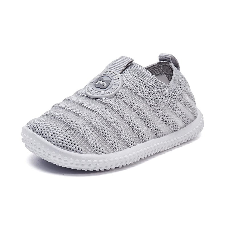 BMCiTYBM BMCiTYBM Baby Shoes Boy Girl Infant Sneakers NonSlip First Walkers 6 9 12 18 24 Months Grey Size 1218 Months Infant 
