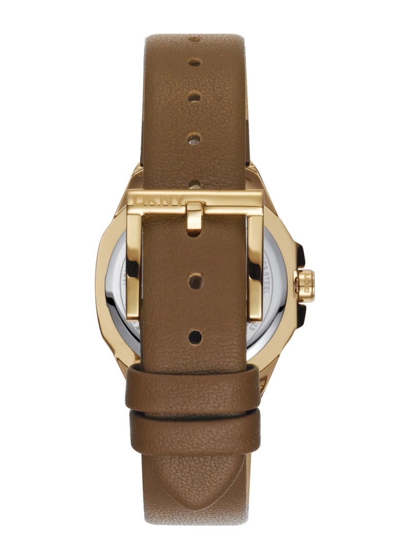 DKNY Brooklyn Mini Dk1L013L0025 - Leather Female Quartz 3 Hands - Image 3