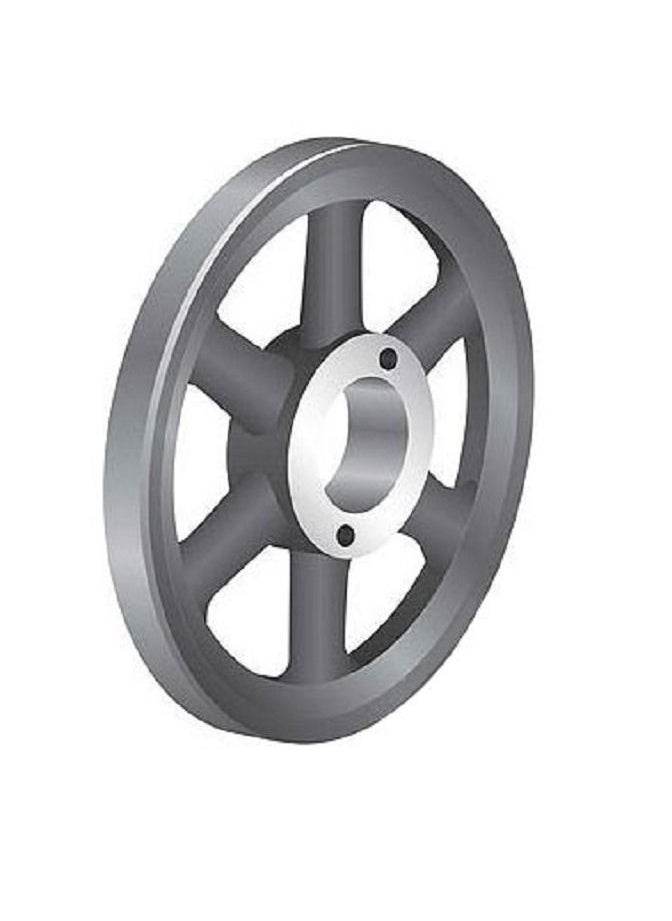 wood - Gates 2BK40QT Pulley 3.95 Inch Diameter Light Duty QT Sheave 7819-0251 - Image 1
