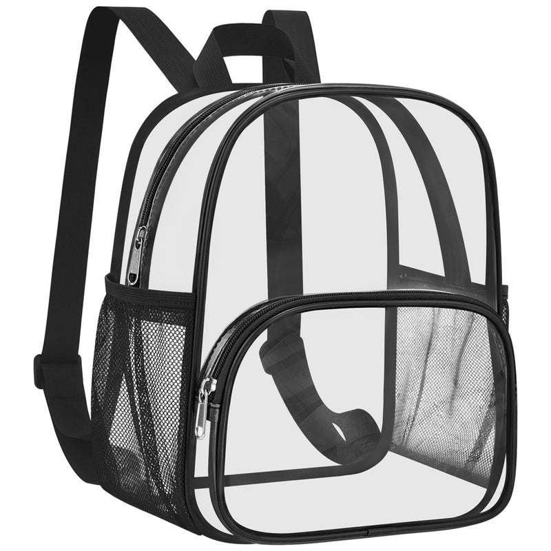 USPECLARE Clear Backpack for Stadium Events Small Clear Backpack 11.5x9.5x6 for Concert Sport Events Work Travel - Image 4