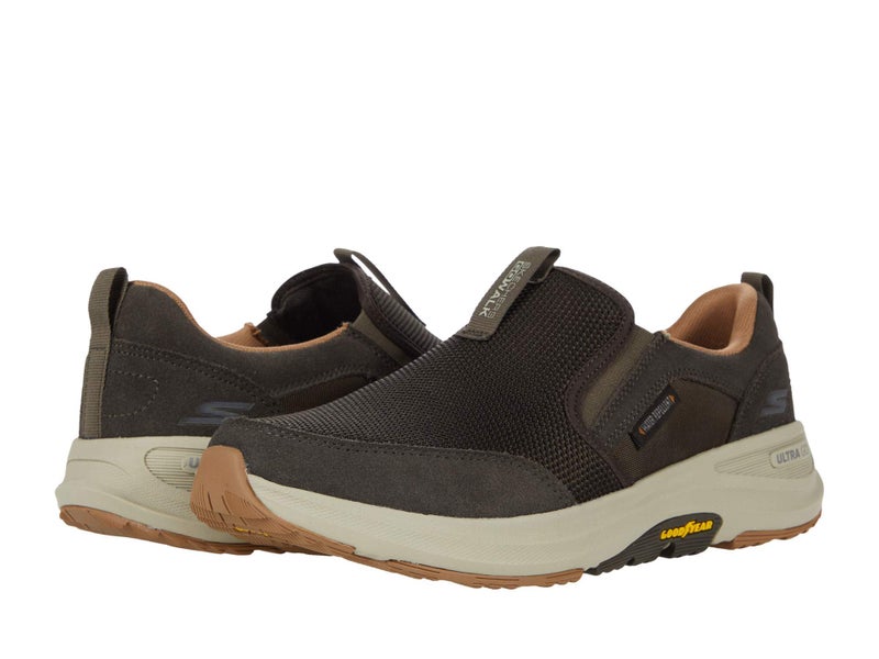 Skechers mens Go Outdoor - Athletic Slip-on Trail Hiking With Air Cooled Memory Foam Walking Shoe, Brown, 9.5 US - Image 4
