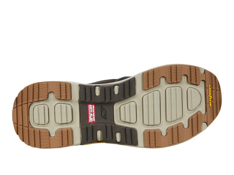 Skechers mens Go Outdoor - Athletic Slip-on Trail Hiking With Air Cooled Memory Foam Walking Shoe, Brown, 9.5 US - Image 3