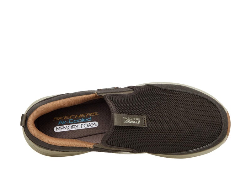 Skechers mens Go Outdoor - Athletic Slip-on Trail Hiking With Air Cooled Memory Foam Walking Shoe, Brown, 9.5 US - Image 2